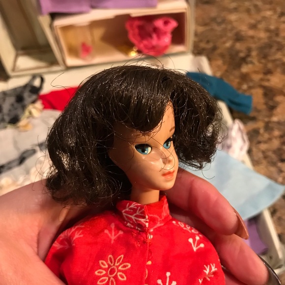 Vintage Barbie 1958. Barbie Case 1962. Wigs - Picture 8 of 8